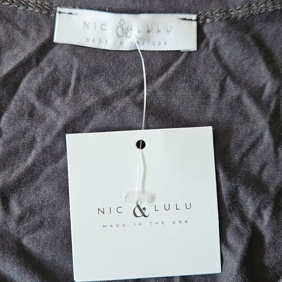 NWT Nic & Lulu Taupe Gray Maxi Dress Size XL - Picture 7 of 10